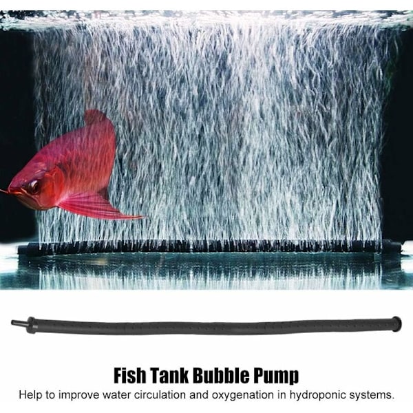 Akvarium luftbubblor bar plast hopfällbar vägg luftdiffusor fisk T