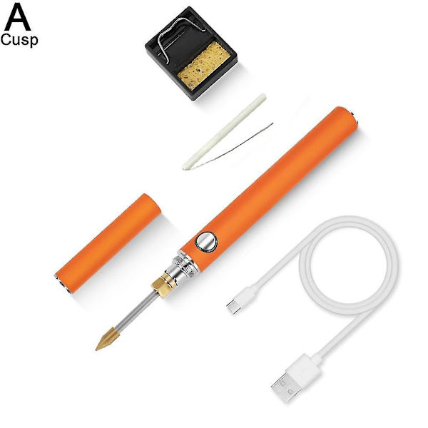 5v 8w USB-batteridriven lödkolvsats 3 växlar justerbar lödkolv kod DIY lödverktyg varm reparation E8u9