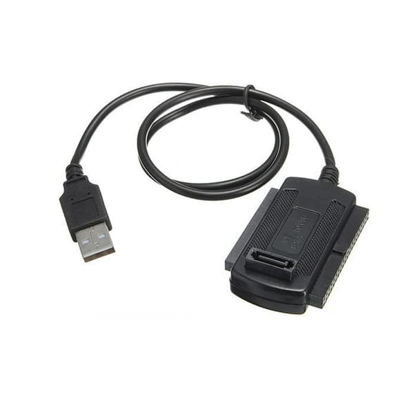 B95S Harddiskadapter - USB 2.0 til IDE/SATA Konverterkabel til 2.5\" & 3.5\" HDD/SSD - Nem Overførsel & Backup uden Driverinstallation