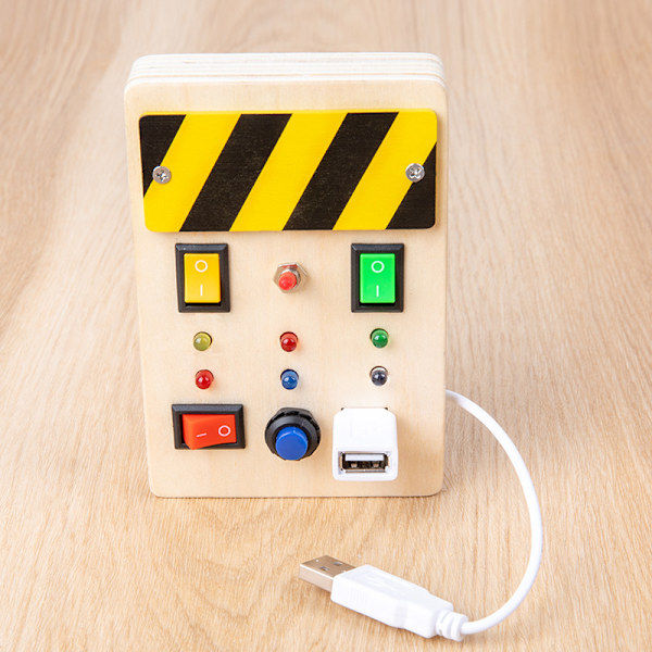 Travel Toys with Light Up LED Buttons and Sound, Baby Fidget Toys Learning Toys Toddler Gifts