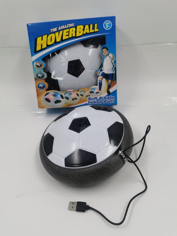 Svevende innendørsfotball med LED-lys