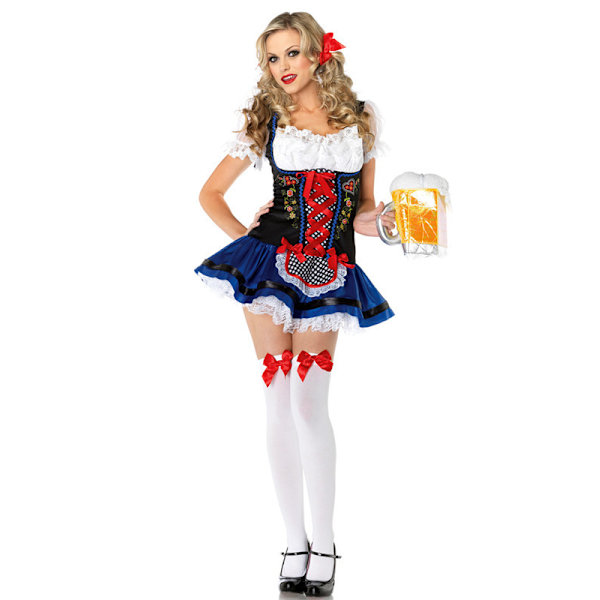 Peliasu Cosplay Muodikkaasti Palvelijatta Vaate Söpö Olut Tarjoilija M