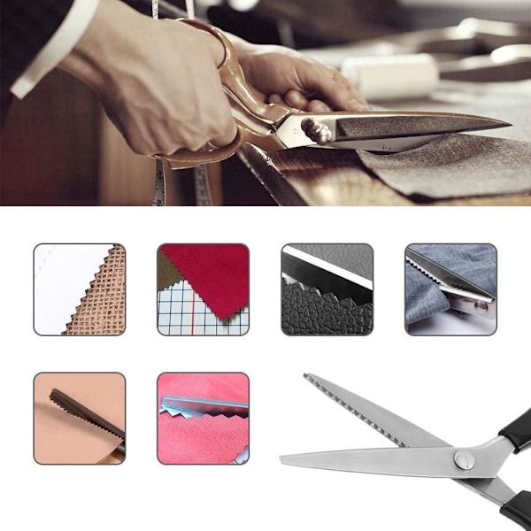 Pinking Shear Rustfrit Stålsaks til Stof Rund/Trekantkant