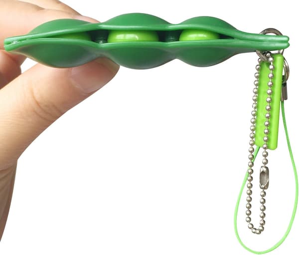 3-pack edamame nyckelring ärt nyckelring soja leksak present
