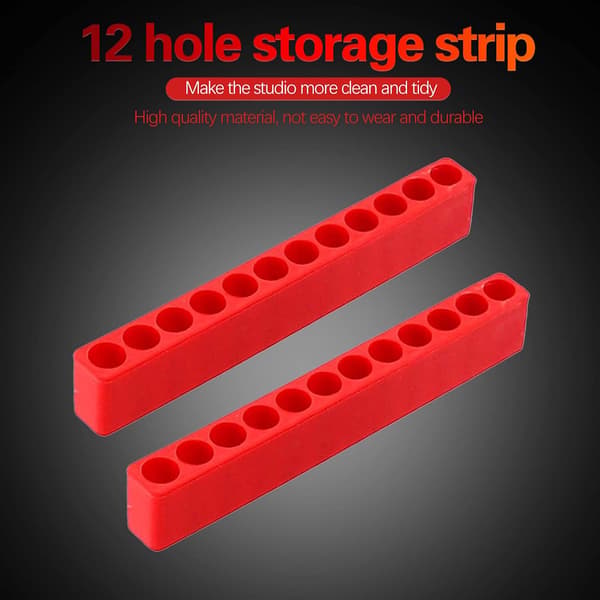Bitholder, 5 stk 12 hull bitholder stripe sekskant skaft skrutrekker