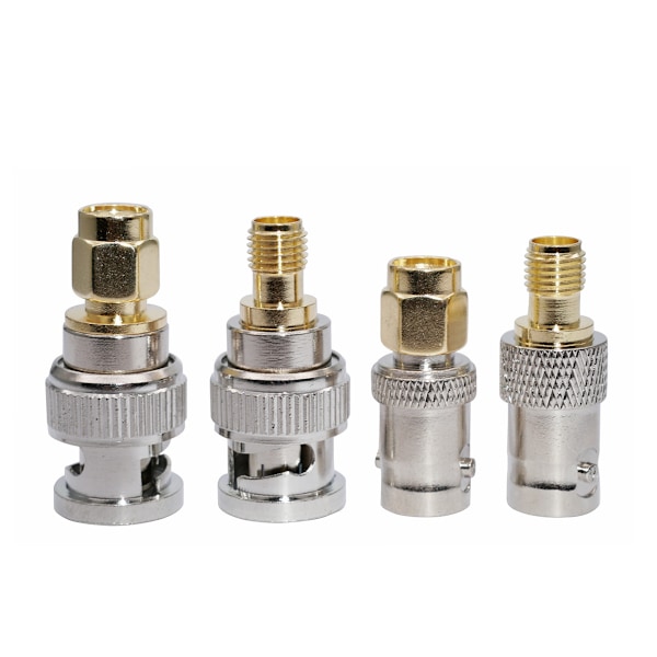 Pack BNC till SMA Koaxial RF-kontakt - SMA till BNC Adapter