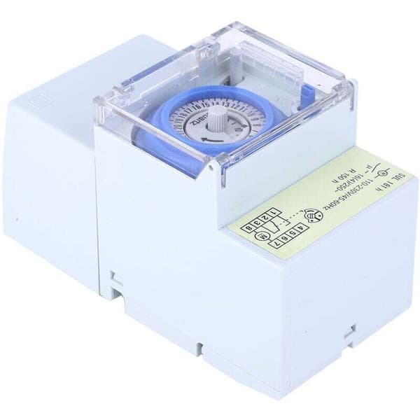 SUL181h Mekanisk Timer, 24-timmars Quartz Timer, Modulär Klocka, Reläbrytare, 110-230VAC 16A