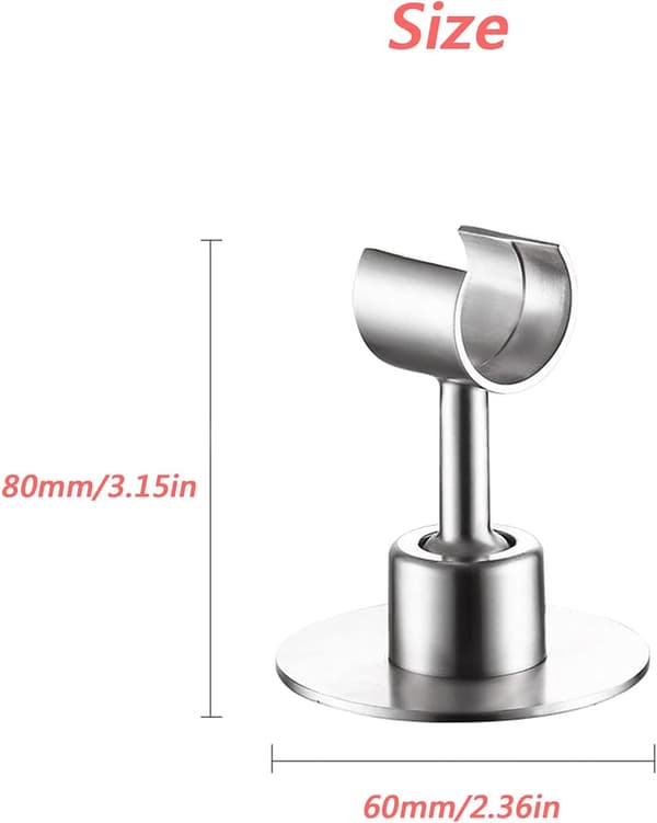 Vægmonteret Brusesprayholder, Rustfrit Stål Brusespraybeslag, Ingen Boring Brusesprayholder, Justerbar Brusesprayholder, Brusespraybeslag til Bruserstang