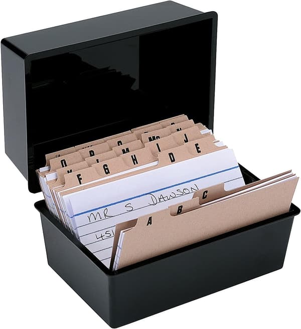 Plastikkort etui 3*5 tommer enkel opskrift visitkort skrivebords st