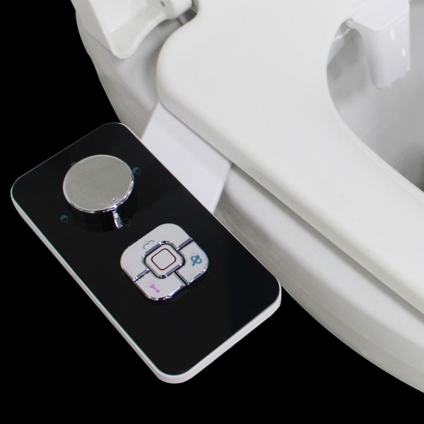 Ikke-elektrisk bidet-sprøyter med selvrensende doble innfellbare dyser - F
