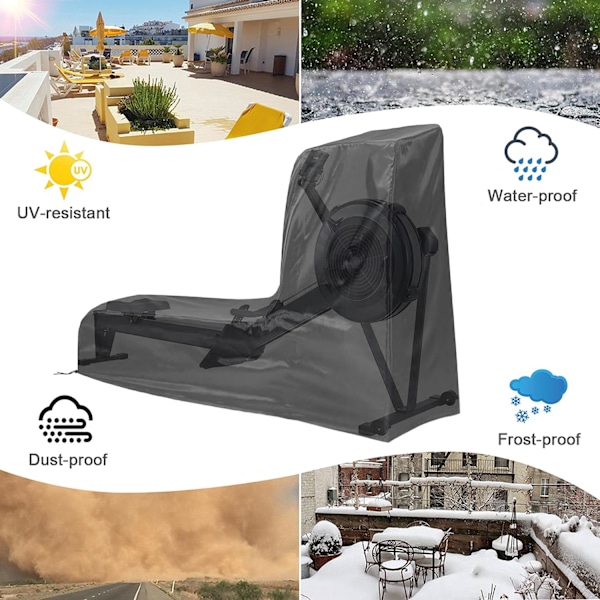 Universal Roingmaskin Trekk, Roingmaskin Trekk Beskyttende Trekk for Roingmaskin - Vanntett Støvtett Rippesikkert Anti-UV (241 * 61 * 100C