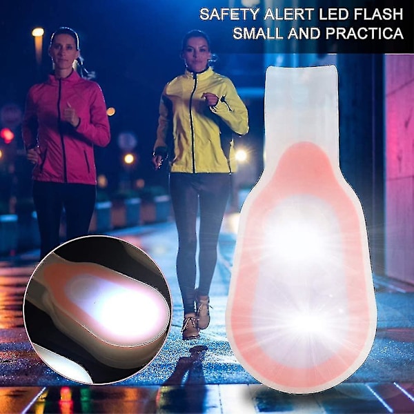 Clip-on LED-ficklampa för handsfree-säkerhet - Perfekt för nattcykling, löpning och camping