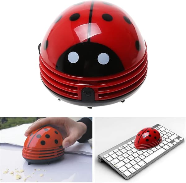 Mini Ladybug-formet støvsuger - Støvsuger til rengøring