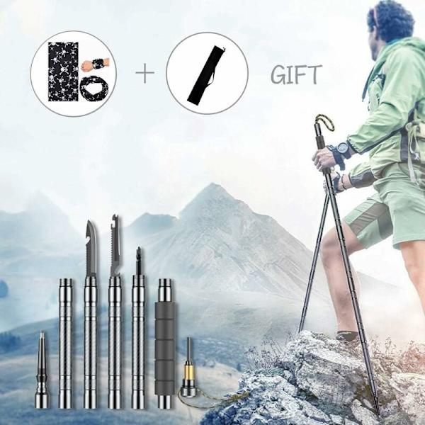 Trekking Pole Vandrestave Gåstave Trekkingstave Multi-Fun