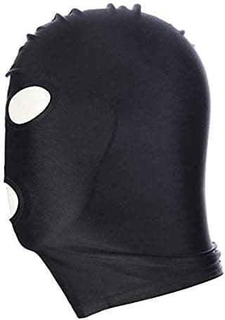 Maske med hætte med fuld dækning Elastisk Sort Åndbar Y