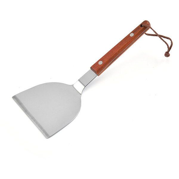 Sett med 1 plancha-spatler, plancha-redskaper for plancha-grill（27,3 cm)