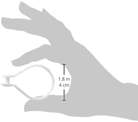 25-pack 40 mm snäpp-in duschdraperiringar