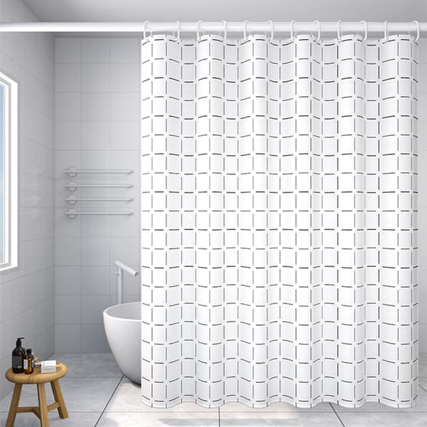 Vanntett muggsikkert dusjforheng, 180x180cm, polyester