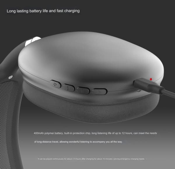 Bluetooth-headset för huvudmontering, trådlöst sportspel, e-sportmusik, universellt Bluetooth-headset