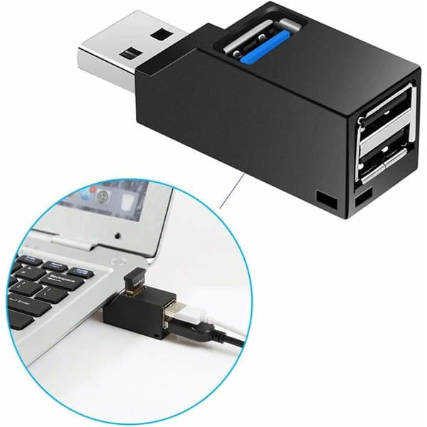 USB-adaptere 3-ports USB 3.0 Hub (2 USB 2.0 + USB 3.0), Data Hub til Ultrabooks a
