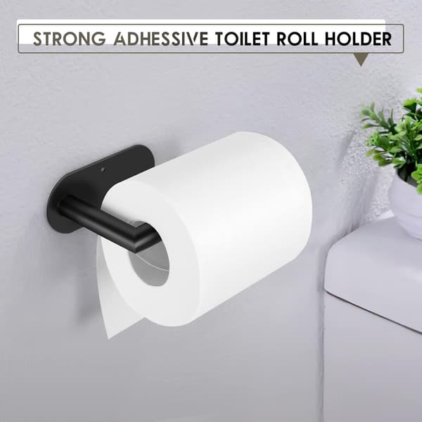 WC-paperiteline, itseliimautuva paperirullateline, (mattamusta)