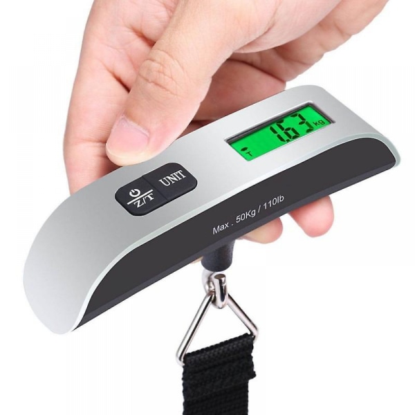 Electronic Luggage Scale,travel Suitcase Scale,portable,max 50kg,backlit L