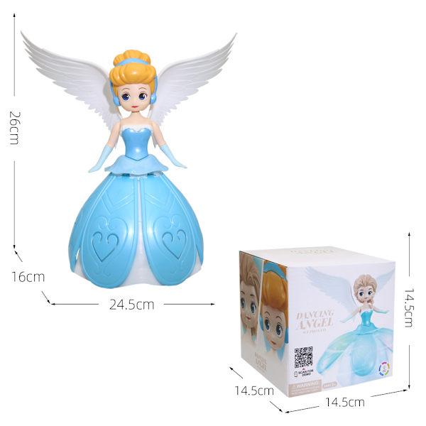 Shuangsong Elektrisk Rotation Prinsessa Dans Prinsessa Ljus