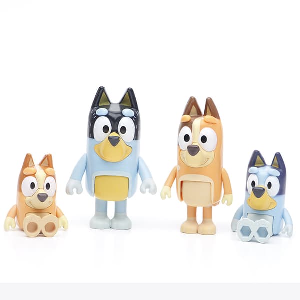 4-pakning 5-8 cm actionfigurer