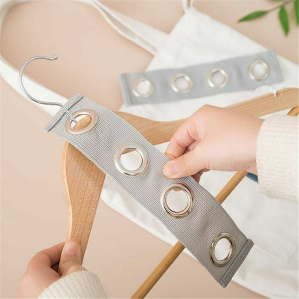 2PCSCloset Hanger Wonderful Space Saving Magic Expandable Hanging Strap