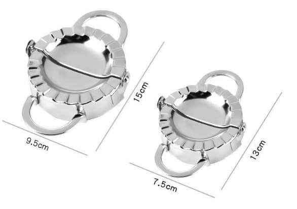Raviolitillverkare, Ravioliskärare, 2 st Ravioliskärare Dumpling Maker Ravioliform Pastaformar Storlek S 7,5cm 9,5cm