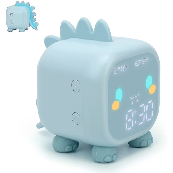 Barnväckarklocka Dinosaur Sängklocka Digital väckarklocka Med