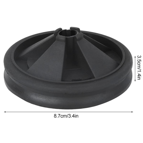 2 Stycken Diskbänksplugg Avfallskvarn Silikon Stänkskydd för 87mm Ytterdiameter