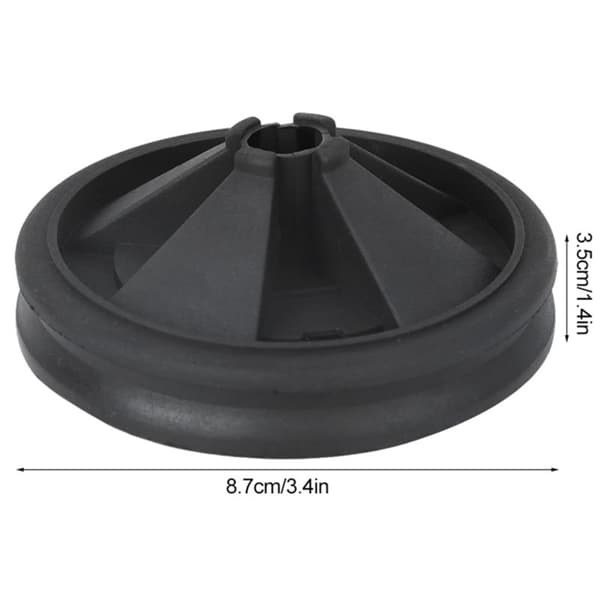 2 Styk Køkkenvaskprop Affaldskværn Silikone Stænkskærme til 87 mm Ydre Diameter