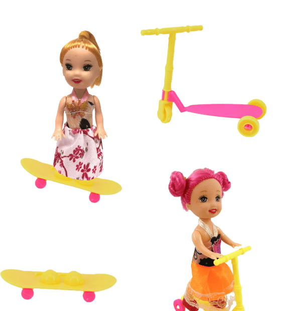 79 delar Barbie docka tillbehör Litet leksaksset