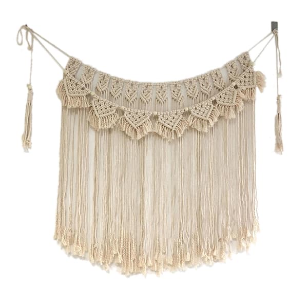 1 st Macrame väggbonad, modern chic vävd gobeläng, 100*107cm H