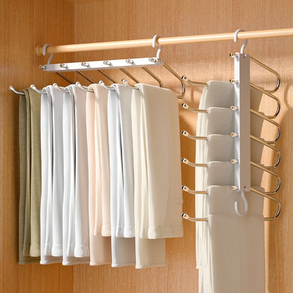 Multifunktionelle bukseophæng Multi Magic Hanger Opbevaring Jeans, Bukser,