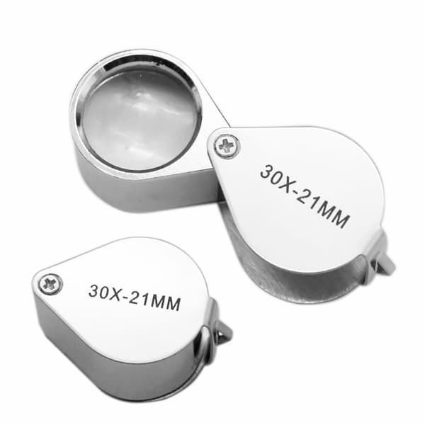 1 stk Juvelerlupe, 30x-21mm, Foldbar Lupe