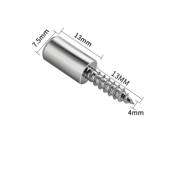 24 stycken hyllstödspinnar, Ø7,5 mm hyllfäste hyllpinnar, självhäftande hyllstödspinne - för skåp, möbler