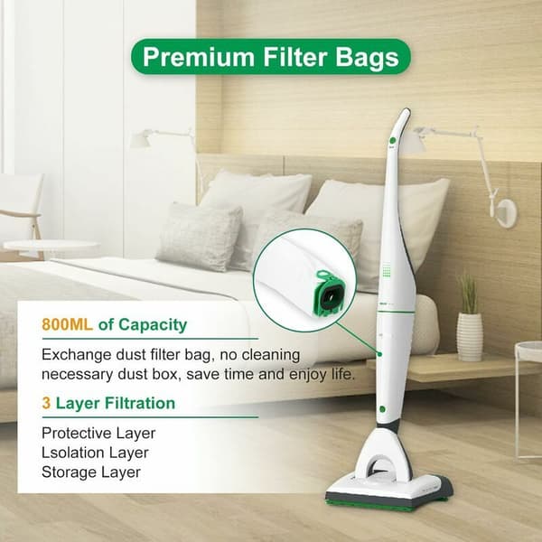 10-pack dammsugarpåsar till Vorwerk Kobold VB100 VB 100 FP