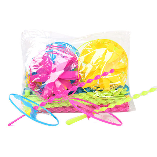 50 st Dragflygande tefat Snurrande Twisty Dragonfly Leksak Fl