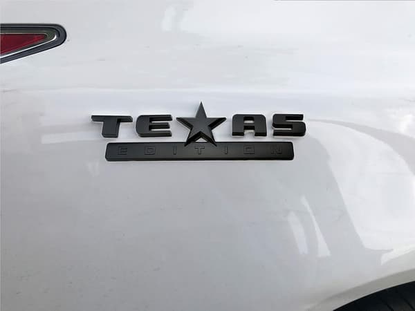 2 st All Black 3D Texas Edition Emblem Kompatibel med Chevy S