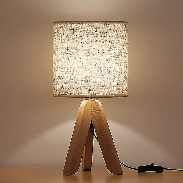 Liten nattbordslampe - Trestativ