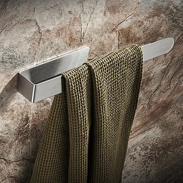 Selvklebende håndkleholder i rustfritt stål for bad, 37 cm