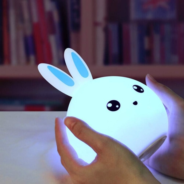 Silikon Touch Funktion LED Nattlampa för barnens sovrum, USA