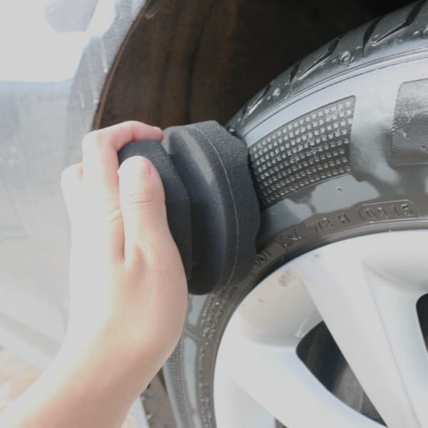 Hex Grip Applicator Dressing Verktyg Handhållen Däckvaxningssvamp