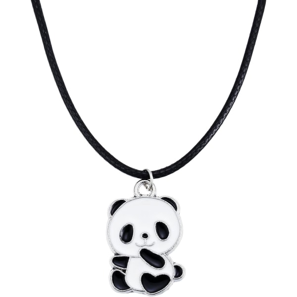 Panda halskæde til piger, sød panda nøglering Panda nøglering, gave