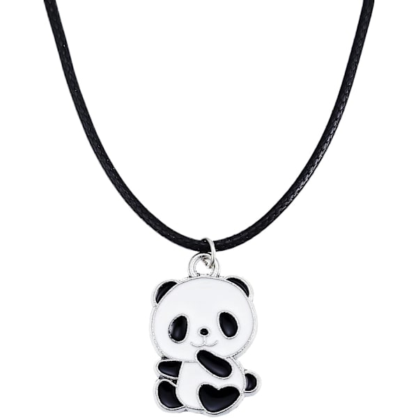 Panda-halskjede for jenter, søt panda-nøkkelring, panda-nøkkelring, gave
