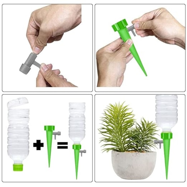 12 stk. Justerbar Automatisk Vandingssprinkler, Nem at Vanding, til Potteplanter