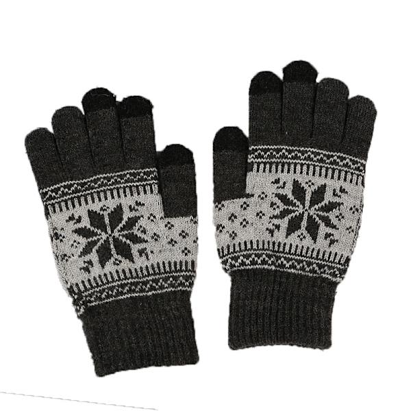 2 par kvinders vinter touchscreen handsker varme fleeceforet strik
