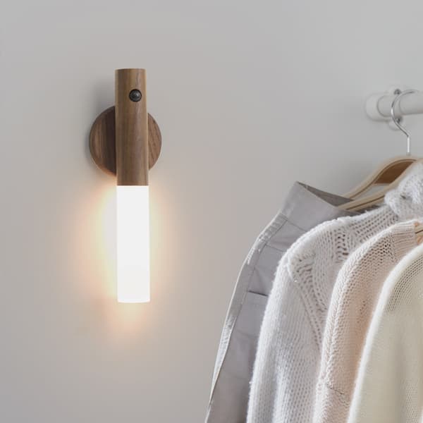 LED trappe bevægelsessensor batteri indendørs træ natlys Porta